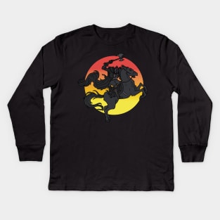 Headless Horseman Kids Long Sleeve T-Shirt